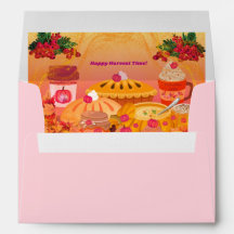 Happy Harvest Time Matching Enveloppen
