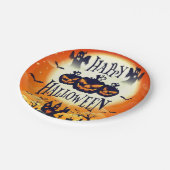 Happy Haunted Halloween Papieren Bordje (Gekanteld)