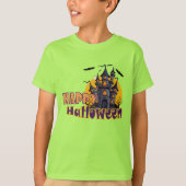 Happy Haunted House Halloween Spooky T-shirt (Voorkant)