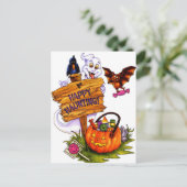 Happy Haunting Briefkaart (Staand voorkant)