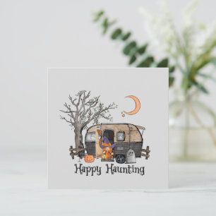 Happy Haunting   Halloween Camper   Spooky Witch
