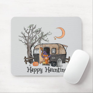 Happy Haunting Halloween Camper Spooky Witch Muismat