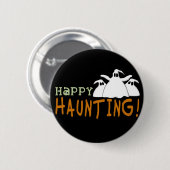 Happy Haunting-overhemden en -cadeaus Ronde Button 5,7 Cm (Voorkant /achterkant)