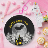 Happy Haunting Papieren Bordje (Feest)