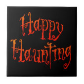 Happy Haunting Tegeltje (Voorkant)