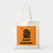 Happy Haunting Trick or treat Canvas Canvas tas (Voorkant)