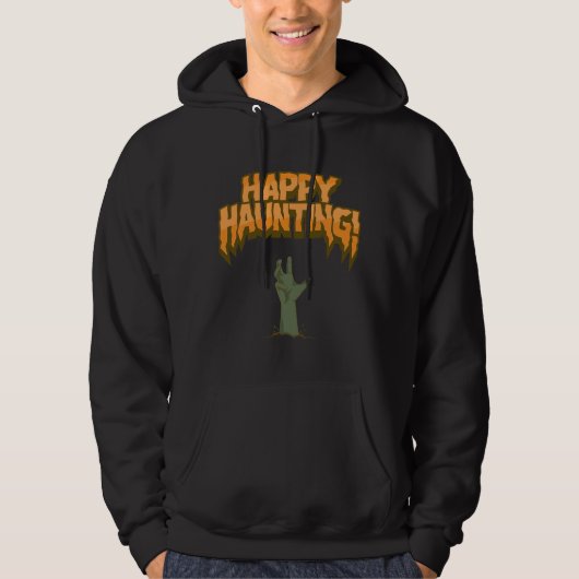 Happy Haunting, Zombie! Hoodie (Voorkant)