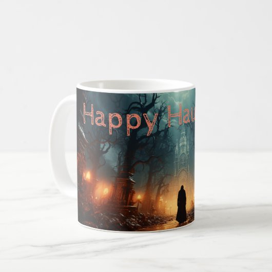 Happy Hauntings mok (Voorkant links)