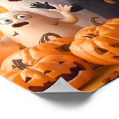 Happy Hauny - Poster d'Halloween pour enfants (Coin)