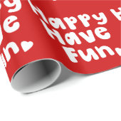 Happy have Fun Cadeaupapier (Rol Hoek)