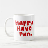 Happy have Fun Koffiemok (Links)