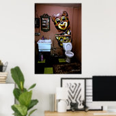 Happy Head Poster (Thuiskantoor)