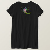 Happy Heart Abstracte Wearable Art T-shirt (Design achterkant)