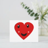 Happy Heart Briefkaart (Staand voorkant)