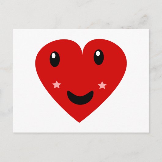 Happy Heart Briefkaart (Voorkant)