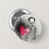 Happy Heart Button (Voorkant /achterkant)