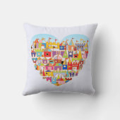 Happy Heart Village Kussen (Achterkant)