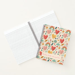 Happy Hearts - grillige Valentijnsdag Notitieboek