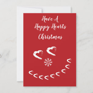 Happy Hearts Kerst Kaart