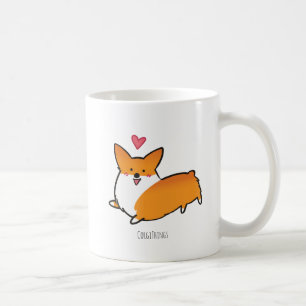Happy Hearts-Mok Corgi Dingen Koffiemok