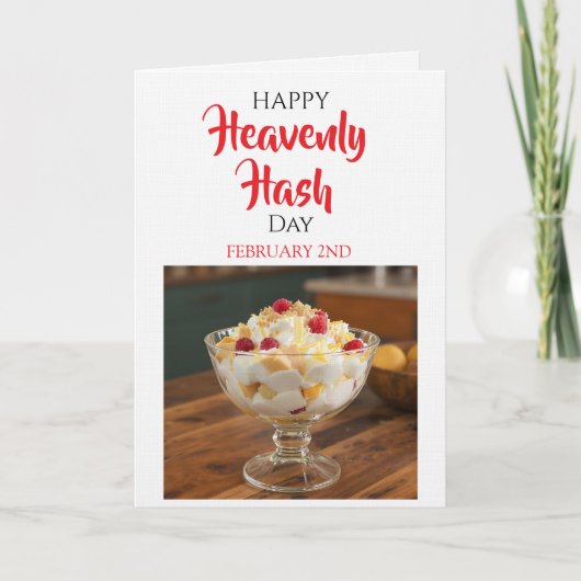 Happy Heavenly Hash Day! February 2nd Kaart (Voorkant)