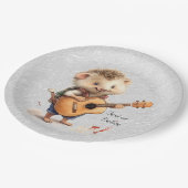 Happy Hedgehog Waterverf Papier Bord (Gekanteld)