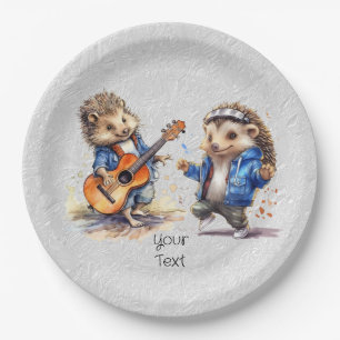 Happy Hedgehog Waterverf Papier Bord