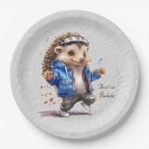 Happy Hedgehog Waterverf Papier Bord