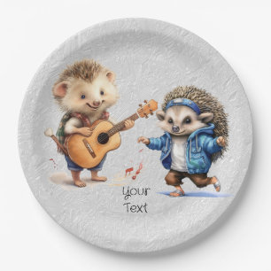 Happy Hedgehog Waterverf Papier Bord