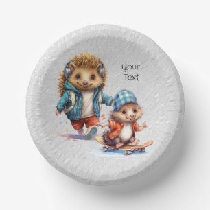 Happy Hedgehog Waterverf Papieren kom