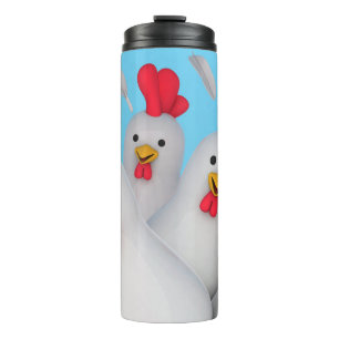 Happy hen clipart thermosbeker