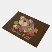 Happy Herfst beren deurmat (Schuin)