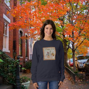 Happy Herfst Harvest Personaliseer bericht of naam Trui
