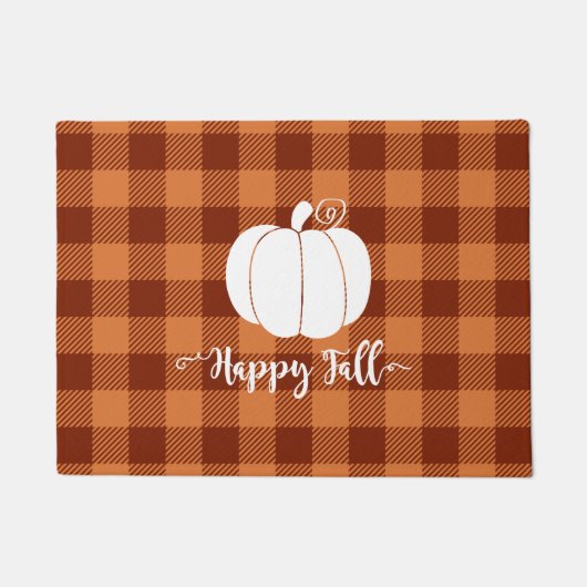 Happy Herfst - pompoen Deurmat (Voorkant)