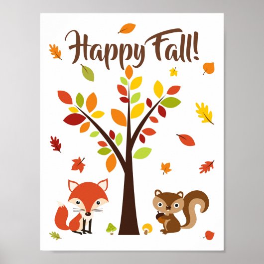 HAPPY HERFST! POSTER (Voorkant)
