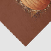 Happy Herfst Pumpkin Flower Elegant Tissuepapier (Detail)