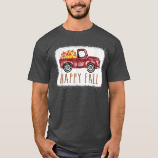Happy Herfst Pumpkin Love Truck Autumn Herfst Than T-shirt