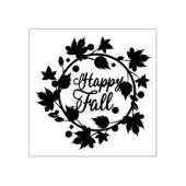 Happy Herfst Rubberstempel (Afrduk)