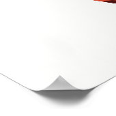 Happy Herfst Schattige Fox Poster (Hoek)