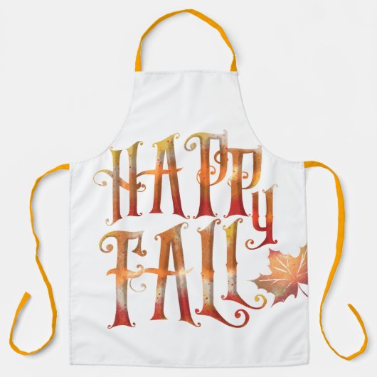 Happy Herfst Schort (Voorkant)