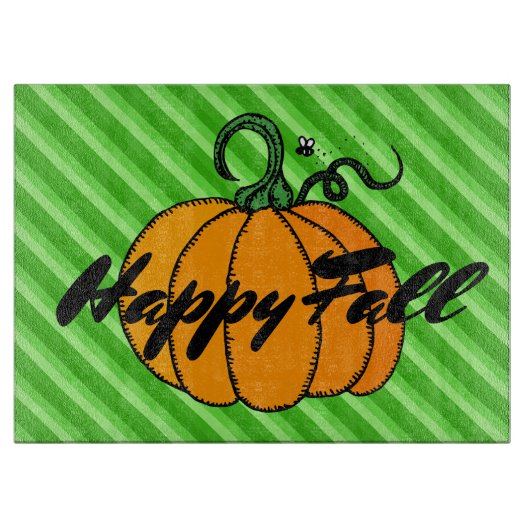 Happy Herfst Snijplank (Voorkant)