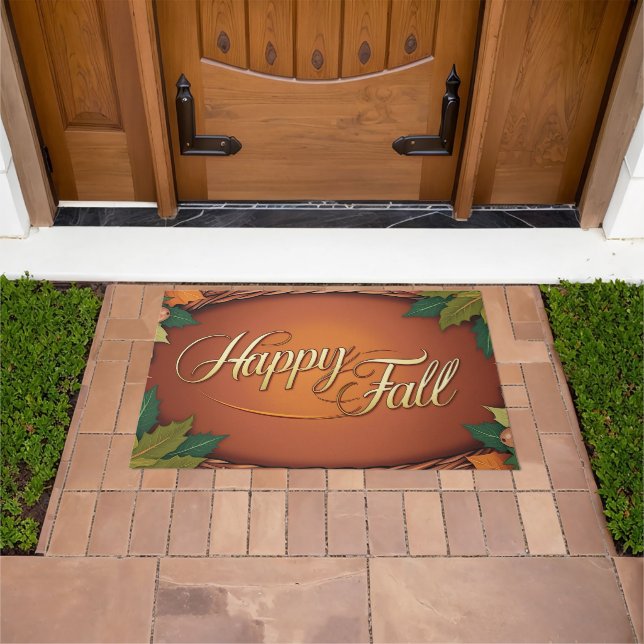 Happy Herfst Welcome Mat (Buiten)