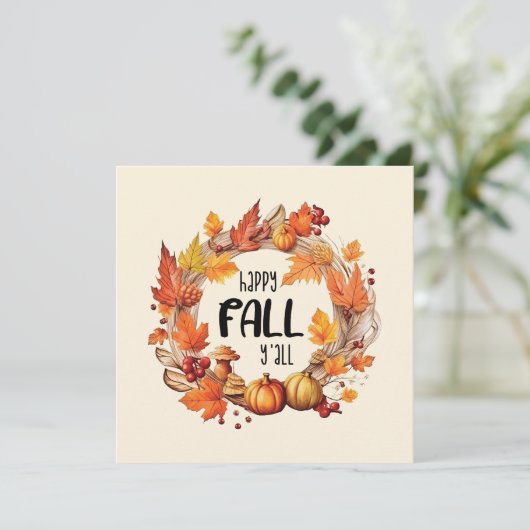 Happy Herfst Y'all (Staand voorkant)