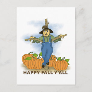 Happy Herfst Y'All Briefkaart