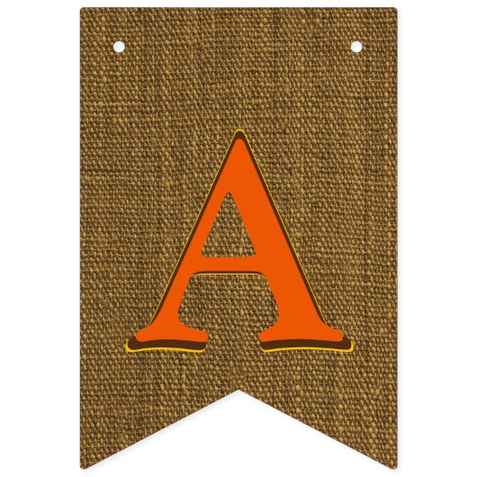 Happy Herfst Y'All Burlap Vlaggetjes (Tweede vlag)