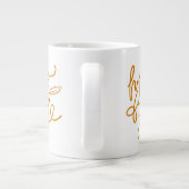 Happy Herfst Y'all Extra Grote Beker (Achterkant)