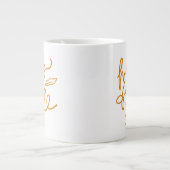 Happy Herfst Y'all Extra Grote Beker (Voorkant)