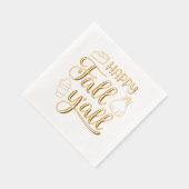 Happy Herfst Y'all Folie Servetten (Rechts)