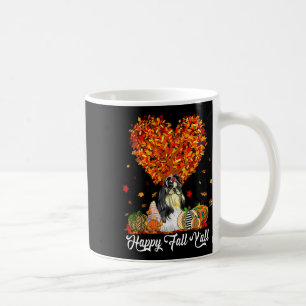 Happy Herfst Y'all Funny Shih Tzu Autumn Pumpkins Koffiemok
