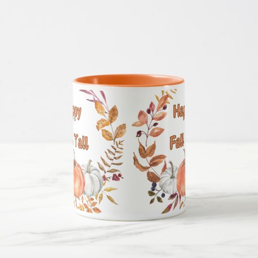 Happy Herfst Y'all: Gezellige herfstpompoen en bla Mok (Midden)